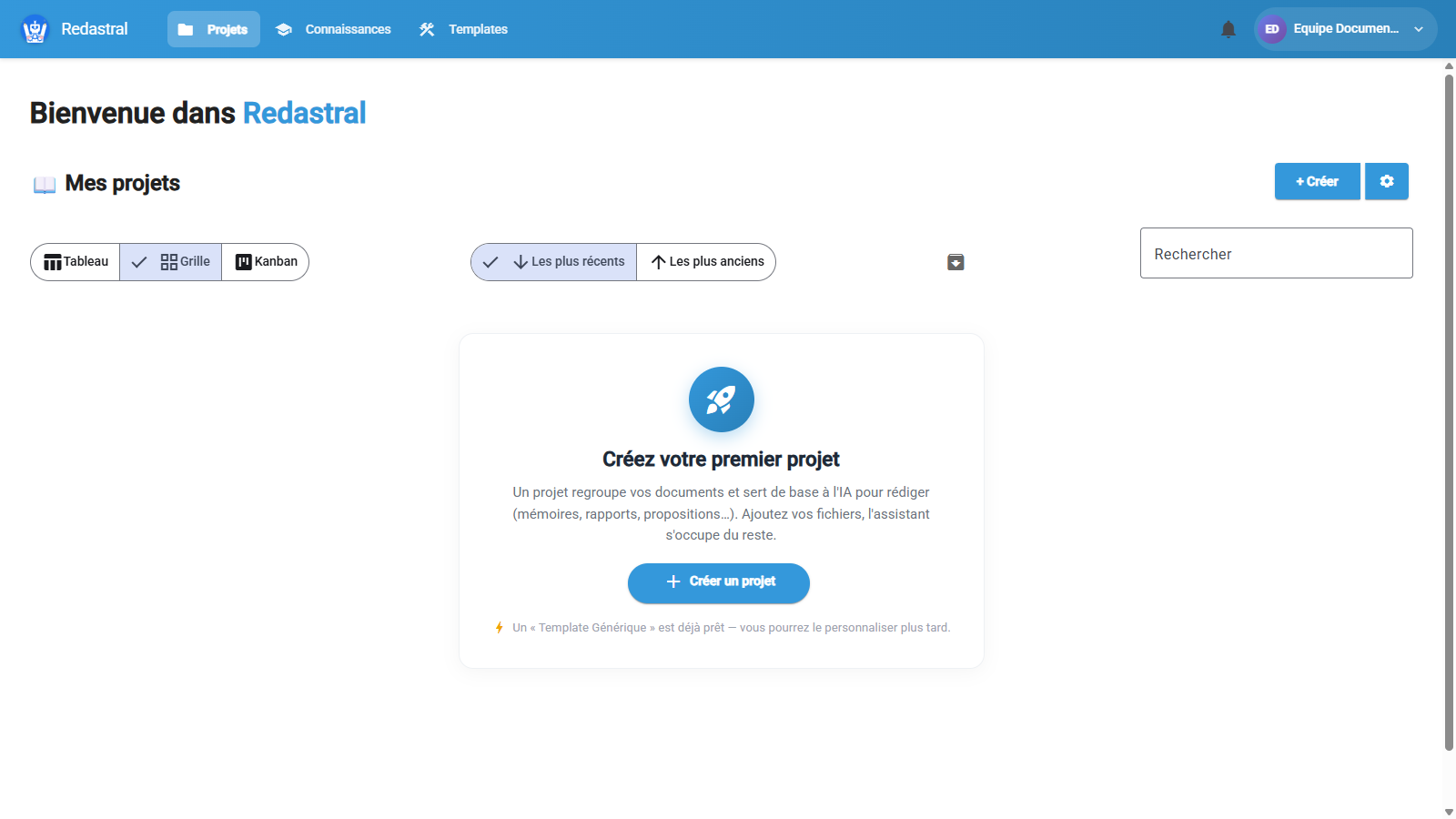 Vos projets